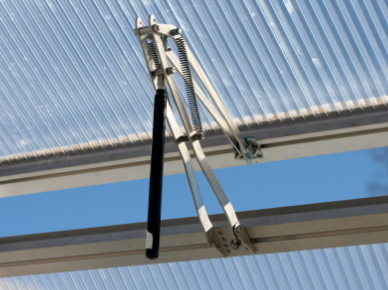 Greenhouse automatic window opener