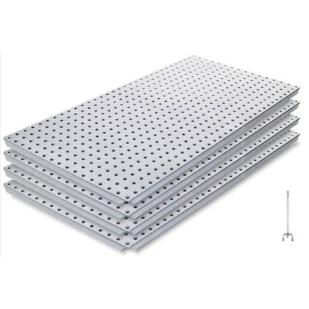 16 x 32 Inch Galvanized Metal Plated Pegboard