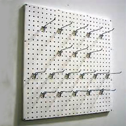 Colorful Galvanized Metal Plated Pegboard