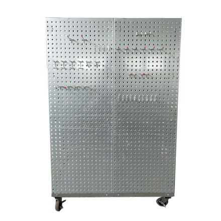 Metal Plated Pegboard Tool Tray Cart