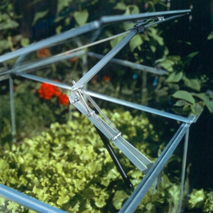 Two Springs Automatic Ventilation Of Greenhouse